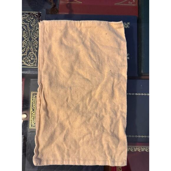 TOD'S 12”x 7.5" Tan Drawstring Storage Dust Bag - Picture 4 of 4